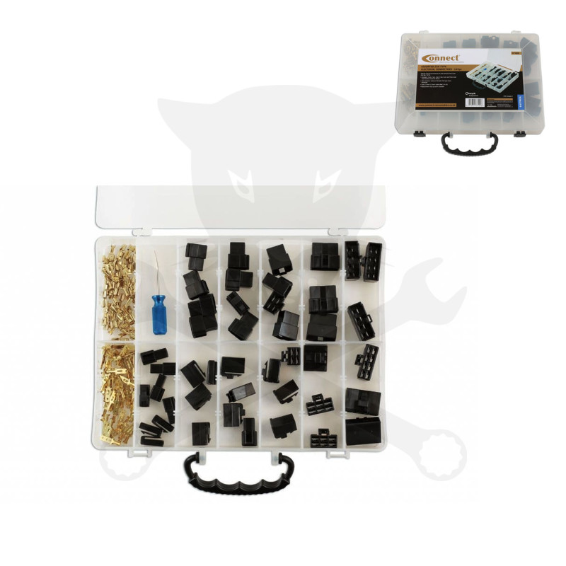 Kábelcsatlakozó készlet Typ 250-es elektromos csatlakozó 145 db-os -AT18