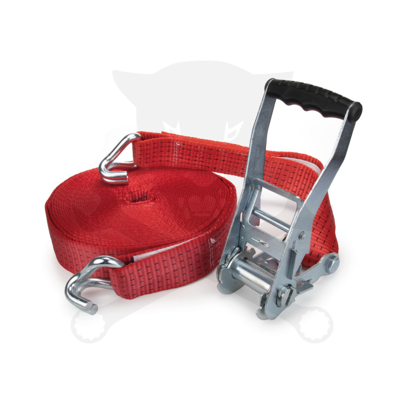 Rakományrögzítő heveder, spanifer - kampós - 5 tonna / 10 méter