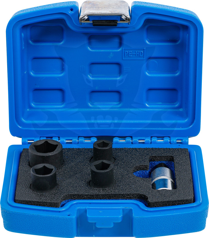 Fékjavító dugókulcs készlet 5 lapú - ötszögű 1/2" 5 db-os BGS