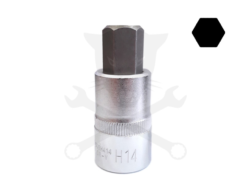 Rátűzőkulcs - crowa+bit 1/2" imbusz 14 mm