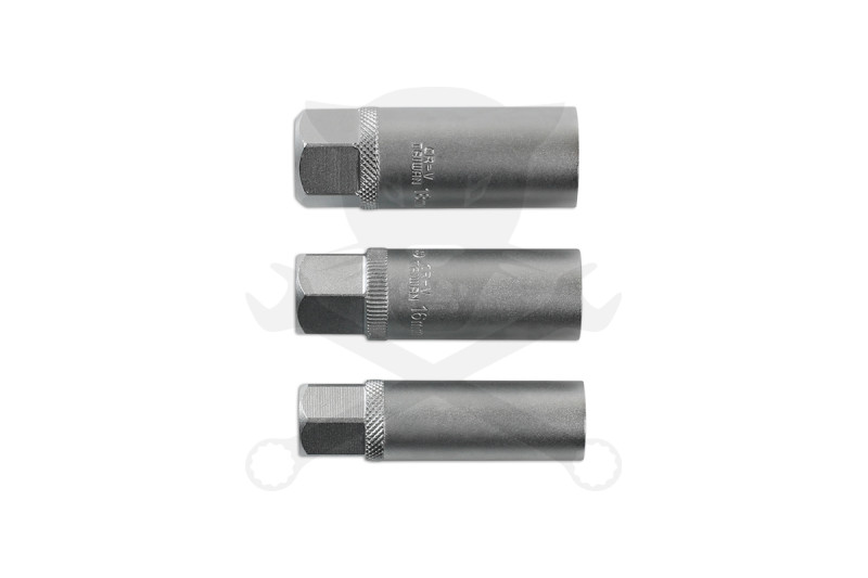 Gyertyakulcs készlet 14-16-18 mm Vékonyfalú 3/8"