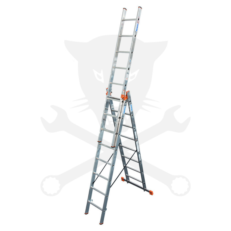 Létra ALU létrafokos sokcélú álló 3x 8 fokos - Krause Monto TRIBILO