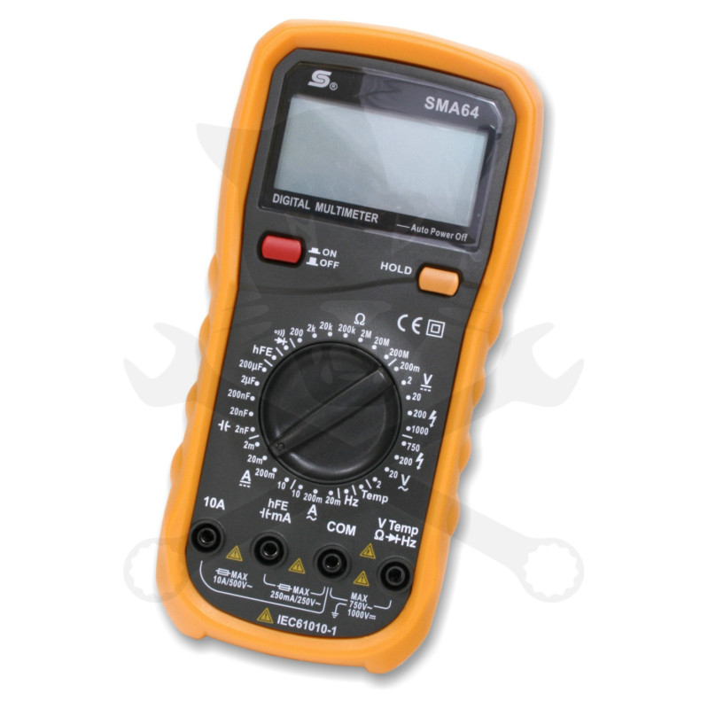 Multiméter, digitális DC 1000 / AC 750V