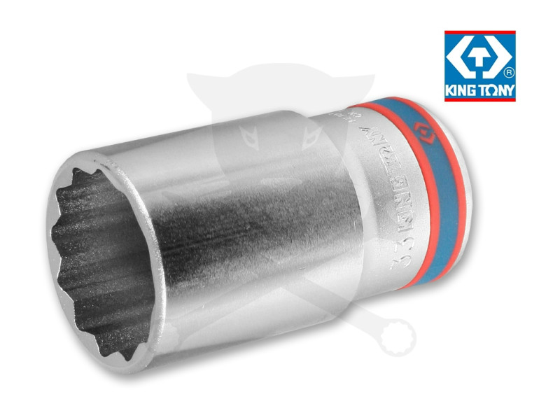 Dugókulcs - crowafej 1/2" 12 szög hosszú 36 mm King Tony