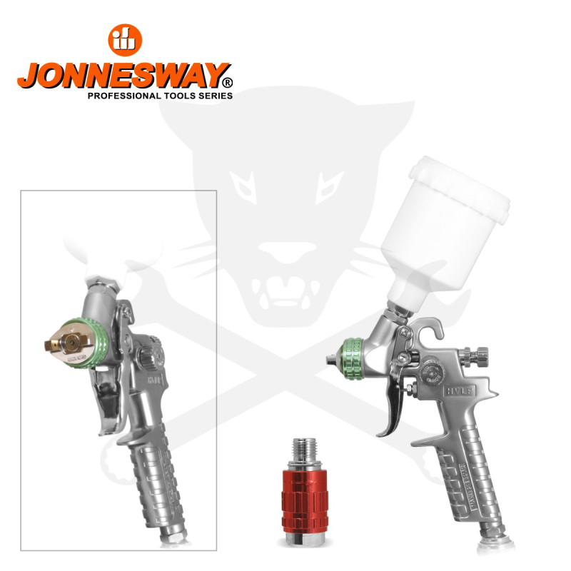 Festékszóró pisztoly, felsőtartályos 0,8 mm 0.25L mini HVLP