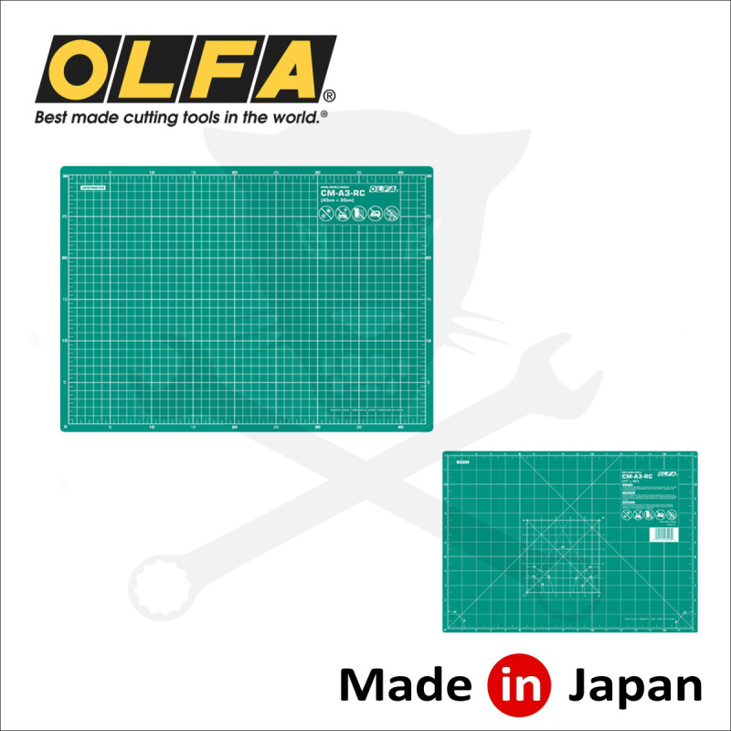 Vágóalátét OLFA 430x300 mm 0-17 mm rácshálós, öngyógyuló. -