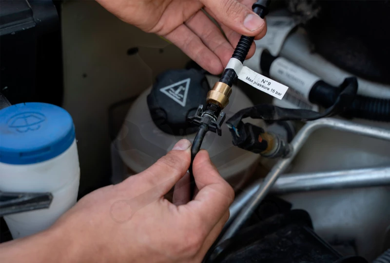 Nyomásteszter PressureDiag-hoz Adapter: Hűtőrendszer nyomásteszthez