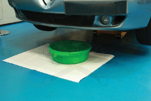 Olajleeresztő tálca 16 literes - Fagyálló folyadékhoz - Zöld