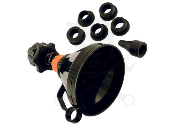 Hűtőrendszer-feltöltő univerzális tölcsér és adapter készlet -TS20