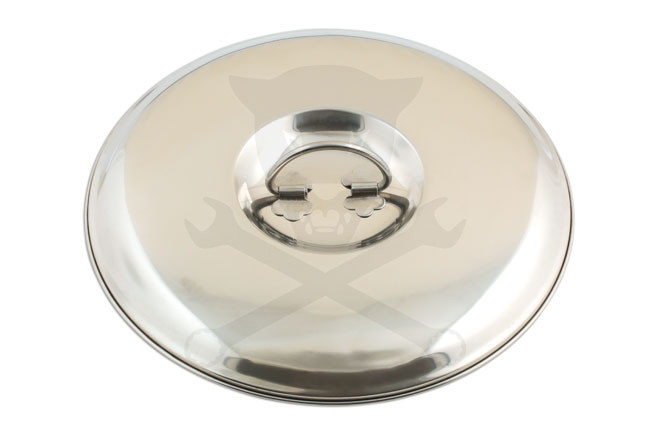 Vödör - rozsdamentes acél 12 literes-hez rozsdamentes fedő