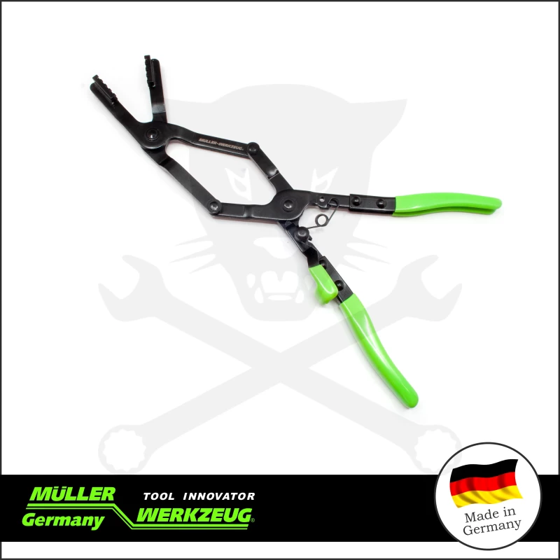 Bilincsfogó vízcső bilincsekhez - hajlítot duplaszár 440 mm Müller