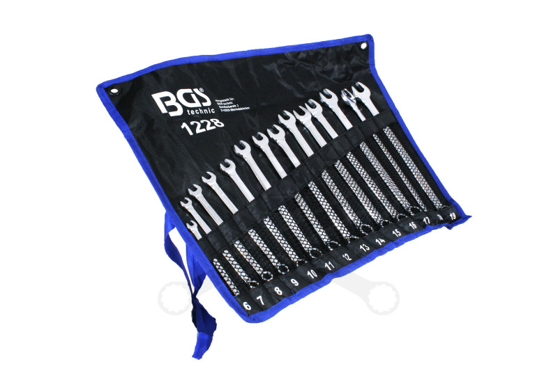 Csillag-villáskulcs készlet 14 db-os 6-19 mm extra hosszú kivitel