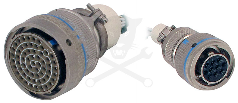 Fogó bajonettzáras Cannon csatlakozókhoz - műanyag pofa betéttel