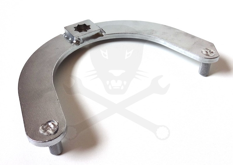 Szíjfeszítő körmöskulcs - generátorhoz- 157 mm átmérő 1/2" VW csoport