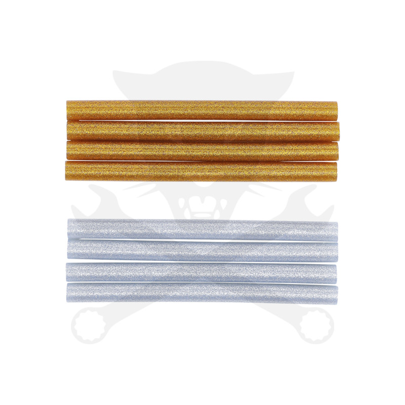 Ragasztórúd (ragasztópatron) 11 mm x 150 mm 8 db-os CSILLÁMOS -BGS