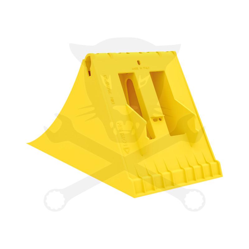 Kerék ék - támasztó ék - TEHER extra erős műanyag 22.5"-DIN76051-F53