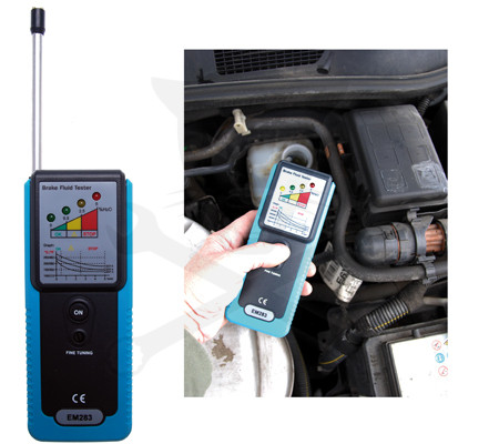 Fékolaj teszter 4 ledes profi műszer DOT 3 - DOT 4 - DOT 5.1