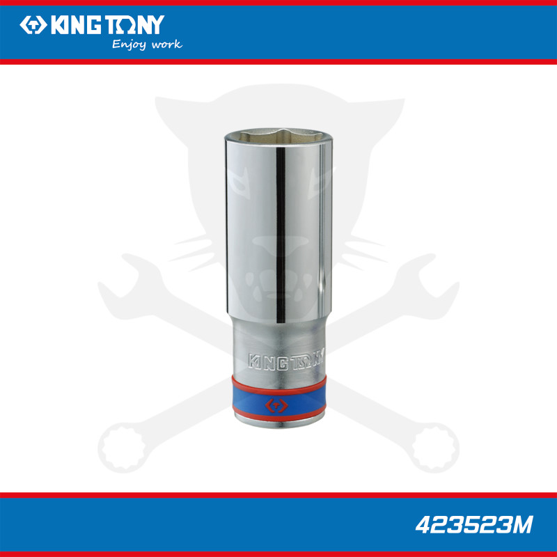 Dugókulcs - crowafej 1/2" 6 lap hosszú 23 mm KingTony