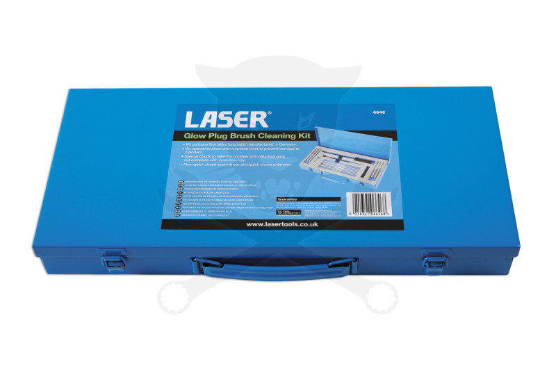 Izzítógyertya menetfúró és furattisztító kefe készlet 13 db-os - TS20