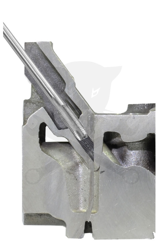 Izzítógyertya menetfúró és furattisztító kefe készlet 13 db-os - TS20