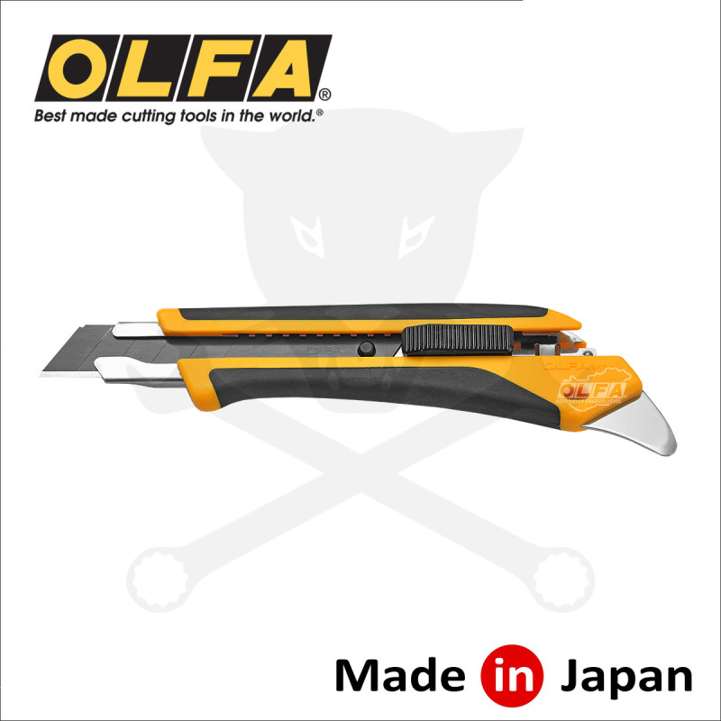 Vágókés OLFA 18 mm törh.penge, automata rögz. - fémfüles XD