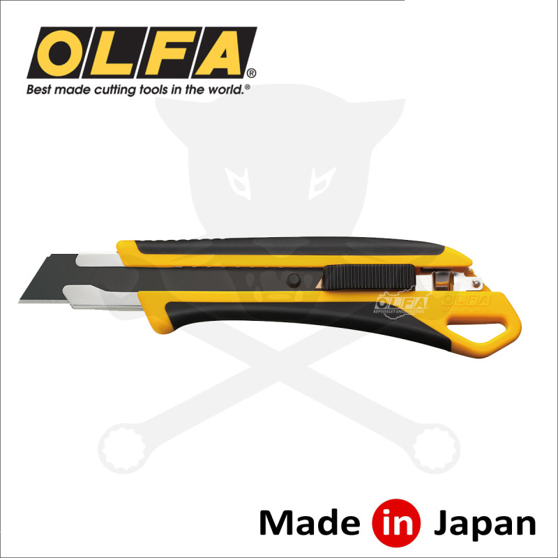 Vágókés OLFA 18 mm törh.penge, automata rögz. - hevedercsat. XD