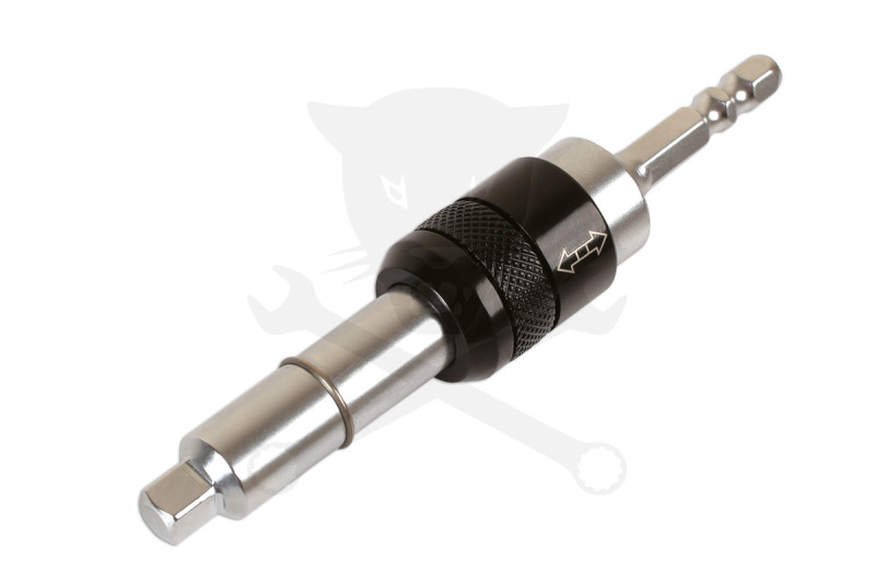 Crowa hajtószár 1/4" Fúrógépbe fogható Csuklós / Fix 2:1-ben - Laser