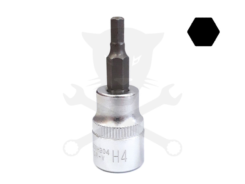 Rátűzőkulcs - crowa+bit 3/8" imbusz 04 mm