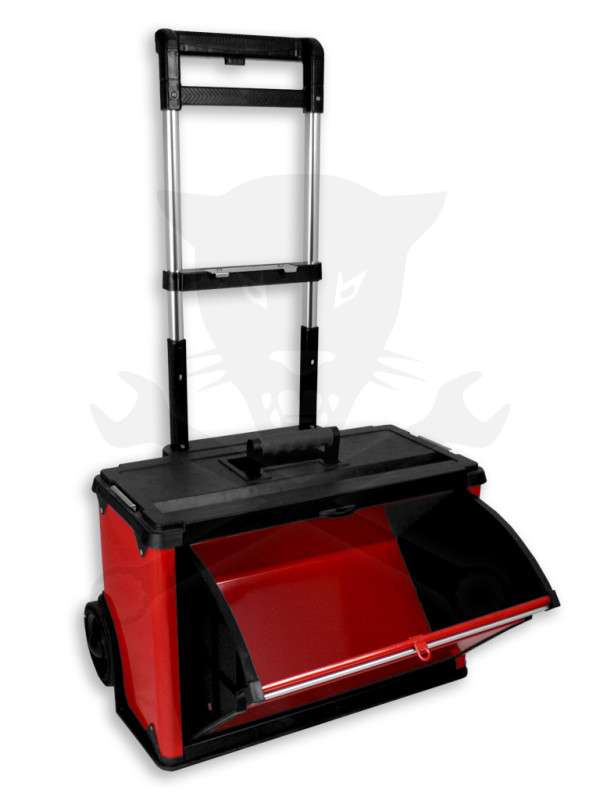 Szerszámos láda - tárolórendszer 4 az 1-ben, gurítható