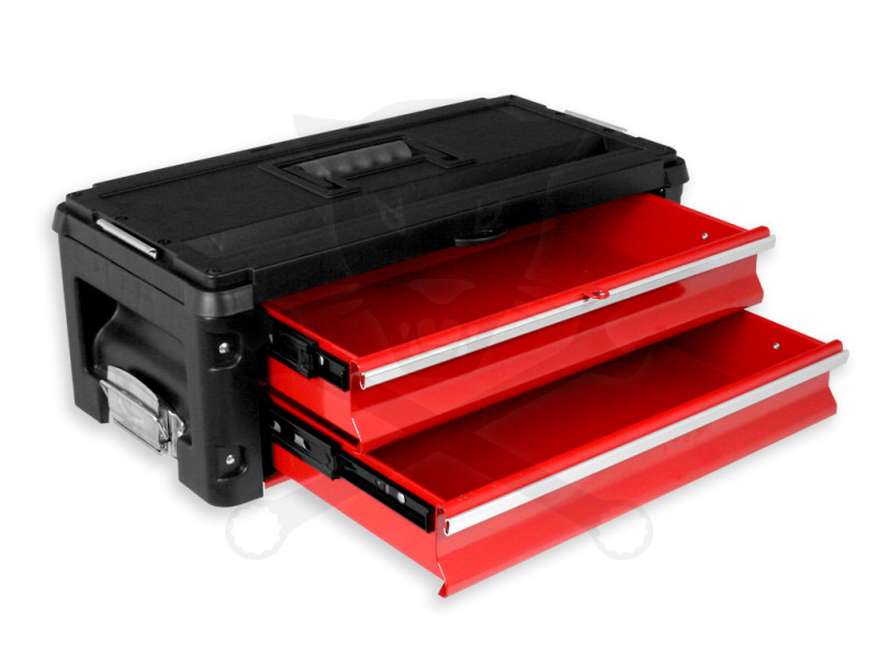 Szerszámos láda - tárolórendszer 4 az 1-ben, gurítható