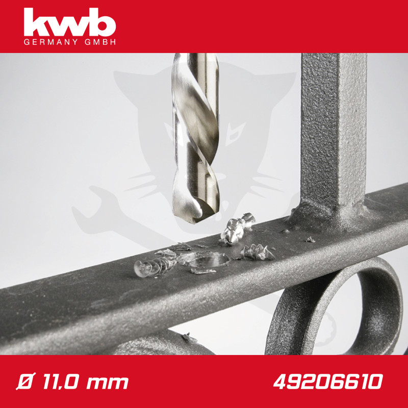 Csigafúró 11,0 mm HSS-G DIN 338 Silver Star, profi - KWB