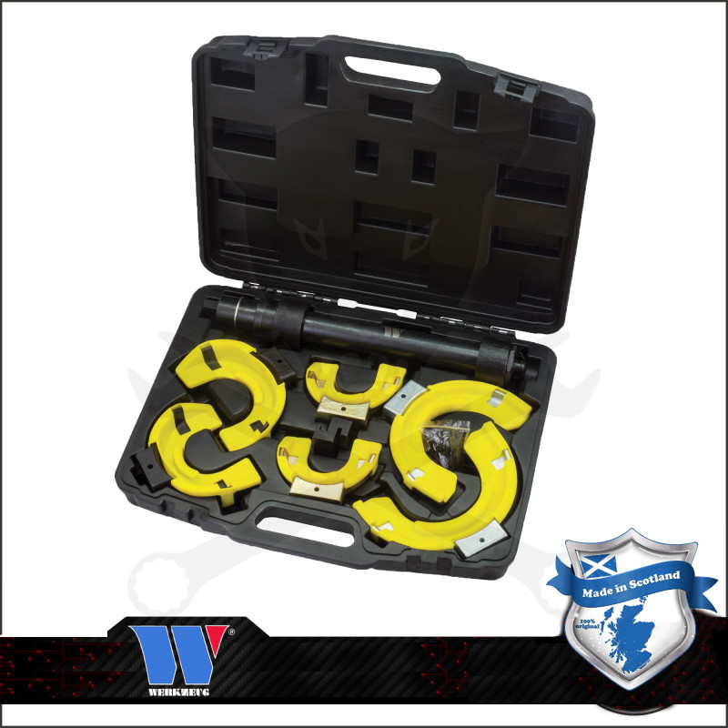 Rugóösszehúzó készlet McPherson Heavy Duty 7+1db-os készlet+védőbetét készlet