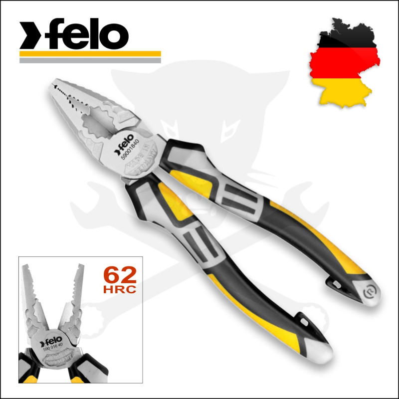 Fogó kombinált 180 mm 60-64 HRC, ipari - Felo