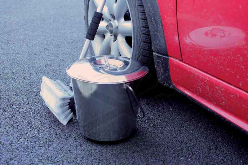 Vödör - rozsdamentes acél - 12 literes - tükrösre polírozott kivitel