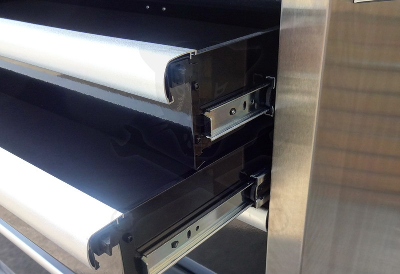 Szerszámos kocsi 6 fiókos görgős ROZSDAMENTES -tálcáshoz alkalmas