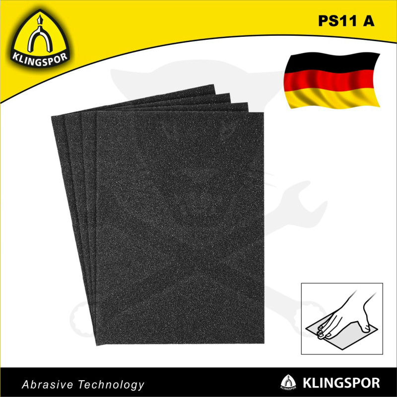 Csiszolóvászon ív 230x280 mm P100 - 371 X Klingspor