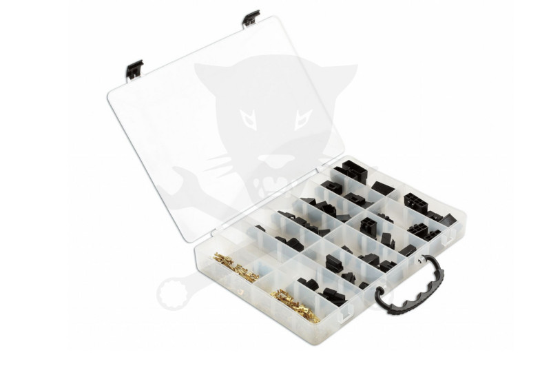 Kábelcsatlakozó készlet Typ 250-es elektromos csatlakozó 145 db-os -AT18