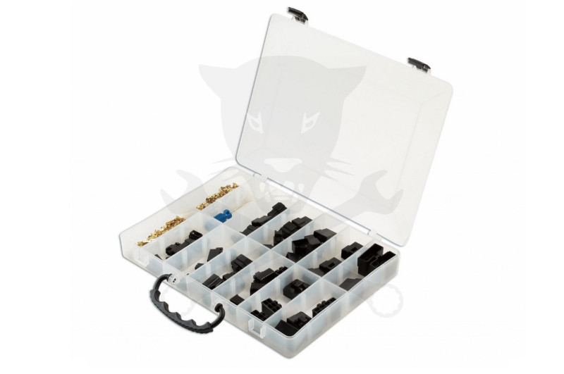 Kábelcsatlakozó készlet Typ 250-es elektromos csatlakozó 145 db-os -AT18