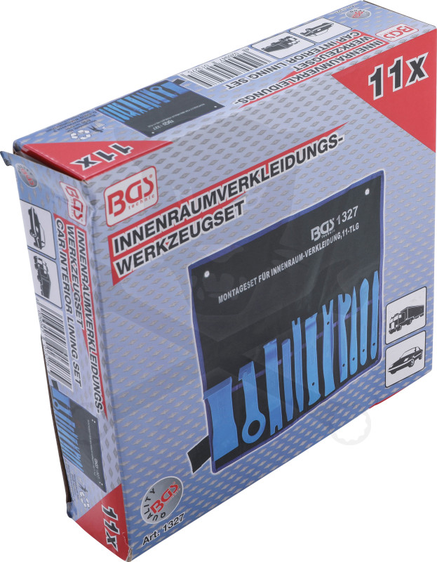 Patent kiszedő készlet 11 db-os műanyag - BGS