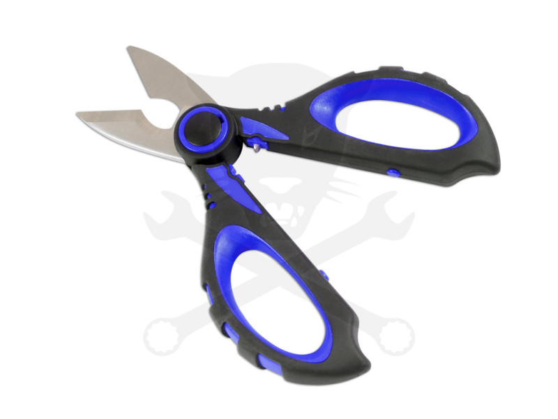 Olló rozsdamentes 4:1-ben - olló + kábelvágó+blankoló+saruzó