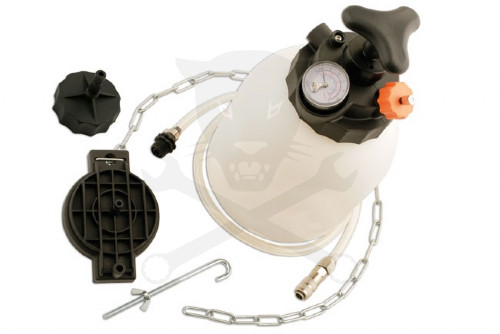 Féklégtelenítő kanna kézi pumpás + Univerzális és 44 mm-es EU Adapter