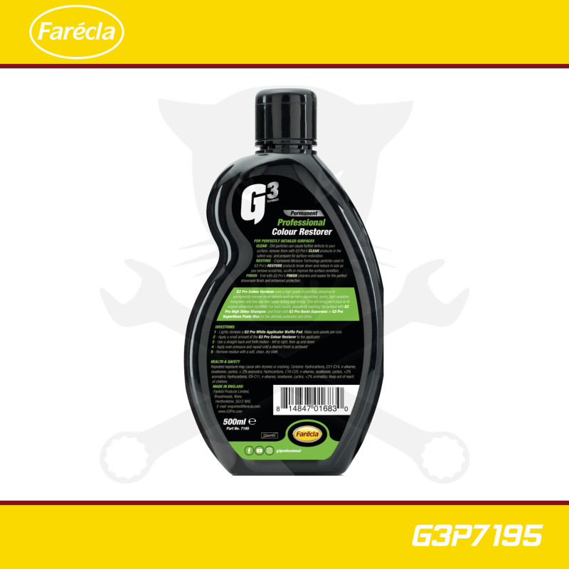 Polírozó paszta G3 Pro Colour Restor - Szín helyreállító 500 ml Farécla