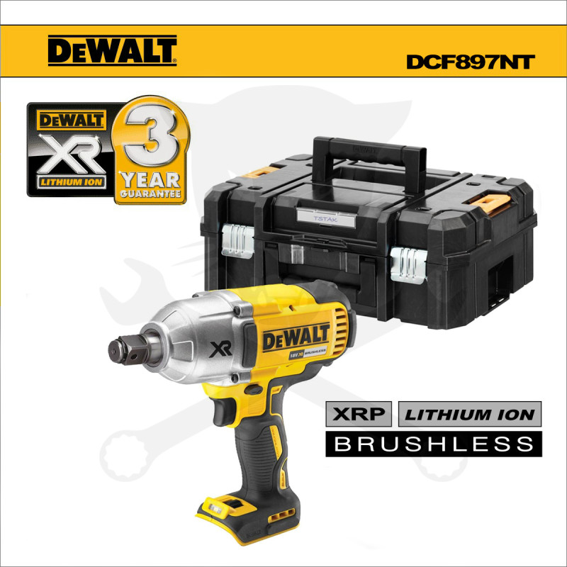 Ütvecsavarozó, akkus 18V 950 Nm 3/4" - akku nélkül, gyűrűs + Koffer