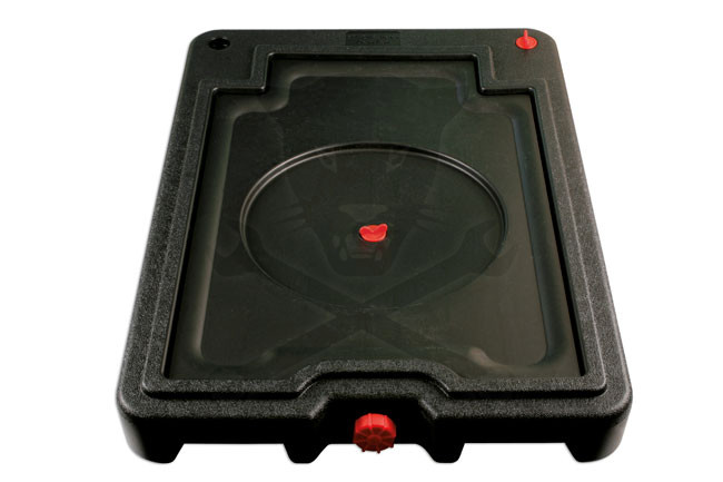 Olajleeresztő tartály - kanna 20 literes extra lapos 850 x 600 x 100