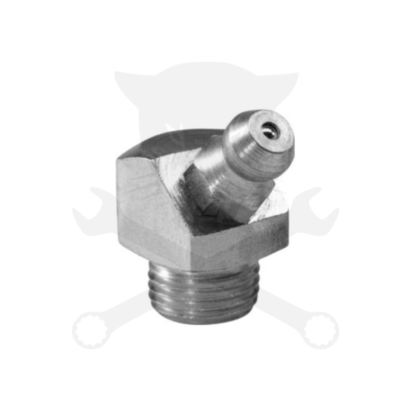 Zsírzógomb, 45° hengeres menet MK 6x1.0 H2 - DIN71412