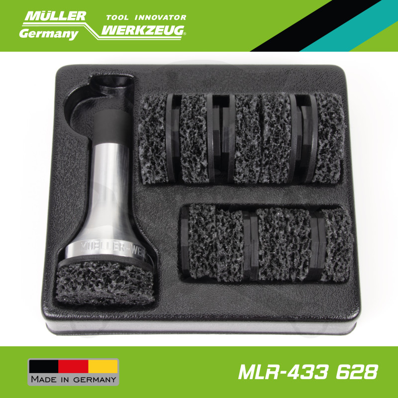 Tisztítókorong - négertárcsa tőcsavaros tárcsa tisztító készlet 1/2" -