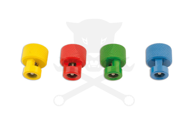 Szelep (TPMS) leengedő és TPMS szelep megjelölő 4 db-os készlet