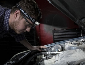 Szerelőlámpa - Fejlámpa LED 10 SMD ledes - akkus - Szenzoros PROFI