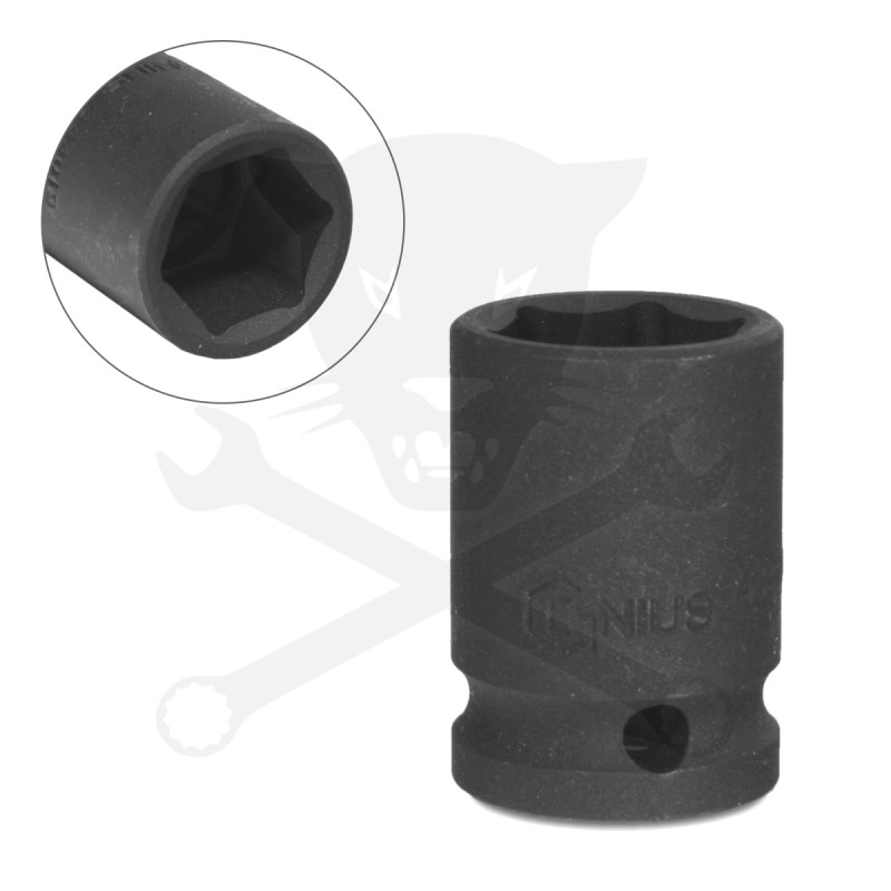 Légkulcsfej 1/2" 6 l.n. 20-as Genius