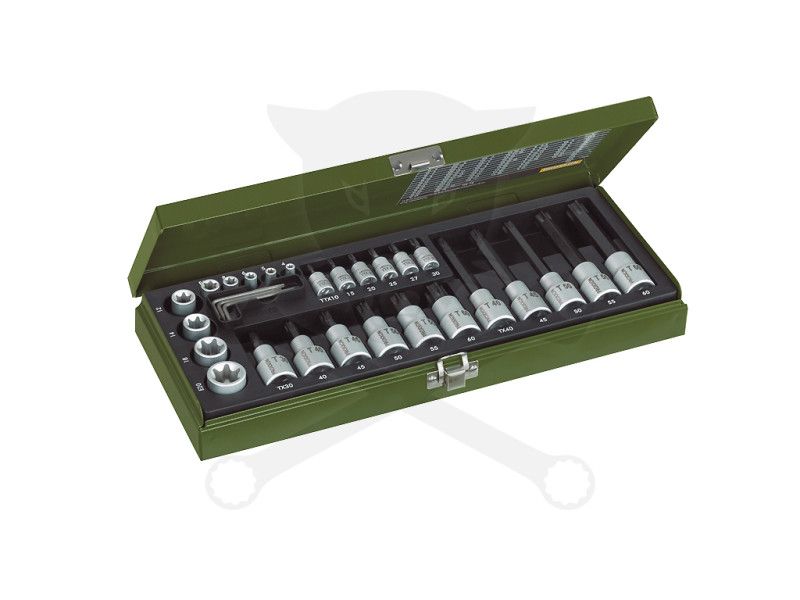 Torx készlet komplett 29 db-os Proxxon